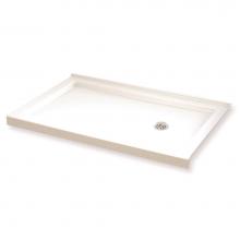 Maax Canada 410005-R-503-001 - B3 Base 6032 Round Drain Right Corner Installation White