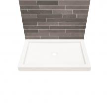 Maax Canada 410003-505-001 - B3 Base 4836 Round Drain Wall-Mount Installation White