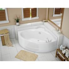 Maax Canada 140111-000-002 - VO5050 5 FT 51.5 in. x 51.5 in. Corner Bathtub with Center Drain in White