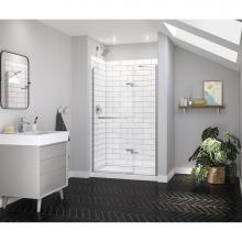 Maax Canada 139578-900-084-000 - Reveal Sleek 71 44-47 x 71 1/2 in. 8mm Pivot Shower Door for Alcove Installation with Clear glass