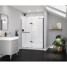 Maax Canada 139580-900-340-000 - Reveal Sleek 71 56-59 x 71 1/2 in. 8mm Pivot Shower Door for Alcove Installation with Clear glass