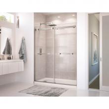 Maax Canada 136272-900-173-000 - Duel 56-58.5 x 70.5-74 in. 8mm Bypass Shower Door for Alcove Installation with Clear glass in Dark