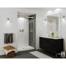 Maax Canada 138996-900-173-000 - Halo 44.5-47 x 78.75 in. 8mm Sliding Shower Door for Alcove Installation with Clear glass in Dark
