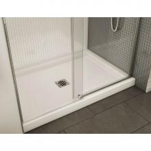 Maax Canada 138997-900-084-000 - Halo 56.5-59 in. x 78.75 in. Sliding Alcove Shower Door with Clear Glass in Chrome