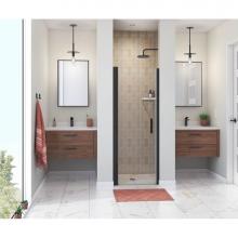Maax Canada 138262-900-340-100 - Manhattan 27-29 x 68 in. 6 mm Pivot Shower Door for Alcove Installation with Clear glass & Rou