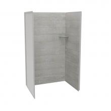 Maax Canada 107459-304-516 - Utile 4832 Composite Direct-to-Stud Three-Piece Alcove Shower Wall Kit in Factory Rough Vapor