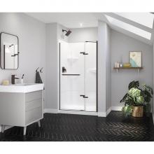 Maax Canada 139577-900-173-000 - Reveal Sleek 71 41 1/2-44 1/2 x 71 1/2 in. 8 mm Pivot Shower Door for Alcove Installation with Cle
