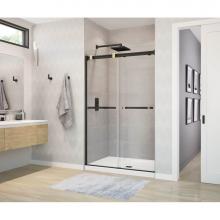 Maax Canada 136272-900-380-000 - Duel 56-58.5 x 70.5-74 in. 8 mm Bypass Shower Door for Alcove Installation with Clear glass in Mat