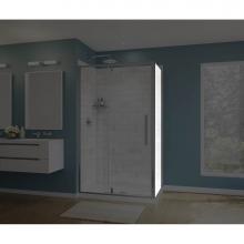 Maax Canada 135327-900-084-000 - Uptown Return Panel for 32 in. Base with Clear glass in Chrome