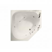 Maax Canada 101077-096-007 - Tandem 59.5 in. x 59.5 in. Corner Bathtub with Combined Whirlpool/Aeroeffect System Without tiling