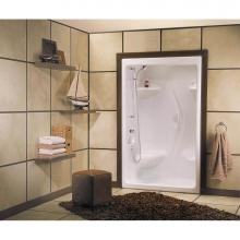 Maax Canada 101139-000-001-104 - Stamina 48-I 51 x 36 Acrylic Alcove Center Drain One-Piece Shower in White