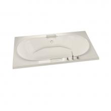 Maax Canada 101250-000-007 - Antigua 71.75 in. x 41.75 in. Drop-in Bathtub with Center Drain in Biscuit