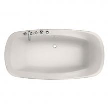 Maax Canada 101317-094-007 - Eterne 72 in. x 36 in. Drop-in Bathtub with Combined Hydromax/Aerofeel System Center Drain in Bisc