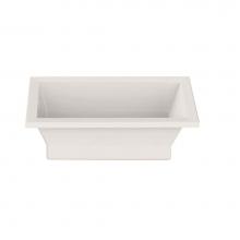 Maax Canada 102786-054-007 - Aiiki 72 in. x 36 in. Drop-in Bathtub with Hydrofeel System End Drain in Biscuit