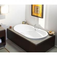 Maax Canada 102863-000-001-000 - Living 6042 Acrylic Drop-in Center Drain Bathtub in White