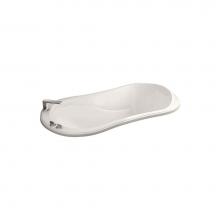 Maax Canada 102939-001-007 - Vichy 60.125 in. x 33.625 in. Drop-in Bathtub with Whirlpool System End Drain in Biscuit