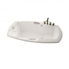 Maax Canada 105312-094-007 - Release 66 in. x 36 in. Drop-in Bathtub with Combined Hydromax/Aerofeel System Center Drain in Bis