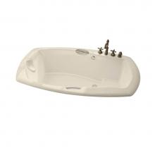 Maax Canada 105313-000-004 - Release 72 in. x 36 in. Drop-in Bathtub with Center Drain in Bone