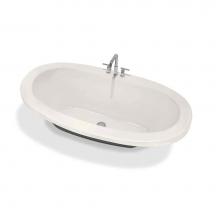Maax Canada 105515-001-007 - Serenade 66 in. x 36 in. Drop-in Bathtub with Whirlpool System Center Drain in Biscuit