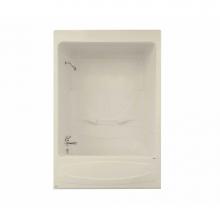 Maax Canada 105620-SR-000-004 - Figaro I 59.25 in. x 33 in. x 86.38 in. 3-piece Tub Shower with Right Drain in Bone