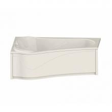 Maax Canada 105728-R-000-007 - Murmur ASY 59.875 in. x 42.875 in. Drop-in Bathtub with Right Drain in Biscuit