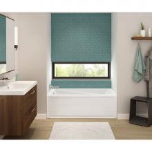 Maax Canada 106173-R-096-001 - Exhibit IFS AFR 59.875 in. x 36 in. Alcove Bathtub with Combined Whirlpool/Aeroeffect System Right