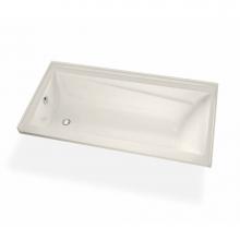 Maax Canada 106227-R-103-007 - Exhibit IF DTF 59.875 in. x 36 in. Alcove Bathtub with Aeroeffect System Right Drain in Biscuit