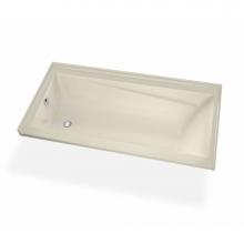 Maax Canada 106230-R-103-004 - Exhibit IF DTF 59.875 in. x 42 in. Alcove Bathtub with Aeroeffect System Right Drain in Bone
