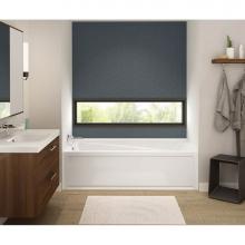 Maax Canada 106241-L-001-001 - Exhibit IFS AFR DTF 71.875 in. x 32 in. Alcove Bathtub with Whirlpool System Left Drain in White