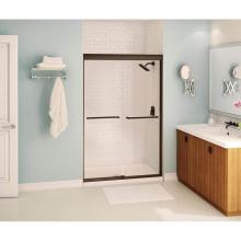 Maax Canada 134563-900-172-000 - Kameleon 43-47 x 71 in. 6 mm Bypass Shower Door for Alcove Installation with Clear glass in Dark B