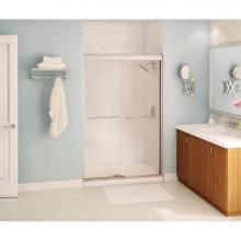 Maax Canada 134663-900-305-000 - Kameleon SC 43-47 x 71 in. 6 mm Bypass Shower Door for Alcove Installation with Clear glass in Bru