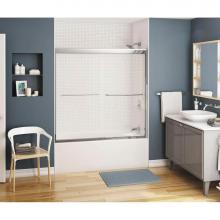 Maax Canada 134670-900-084-000 - Kameleon SC 55-59 x 57 in. 8 mm Bypass Tub Door for Alcove Installation with Clear glass in Chrome