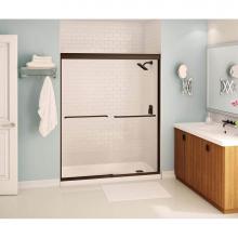 Maax Canada 134675-900-172-000 - Kameleon SC 55-59 x 71 in. 8 mm Bypass Shower Door for Alcove Installation with Clear glass in Dar