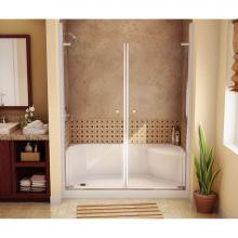 Maax Canada 148038-R-000-019 - Essence 59.875 in. x 30 in. x 20 in. Rectangular Alcove Shower Base with Right Seat, Left Drain in