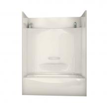 Maax Canada 148006-L-000-007 - Essence TS 59.875 in. x 30 in. x 77.5 in. 4-piece Tub Shower with Left Drain in Biscuit