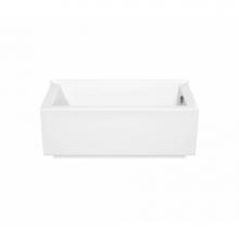 Maax Canada 410010-000-001-100 - ModulR 6032 (Without Armrests) Acrylic Corner Right Left-Hand Drain Bathtub in White