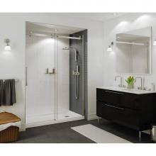 Maax Canada 420005-541-001-101 - B3Square 6032 Acrylic Alcove Shower Base in White with Anti-slip Bottom with Right-Hand Drain