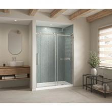 Maax Canada 420035-541-001-100 - B3Square 6034 Acrylic Alcove Shower Base in White with Anti-slip Bottom with Left-Hand Drain