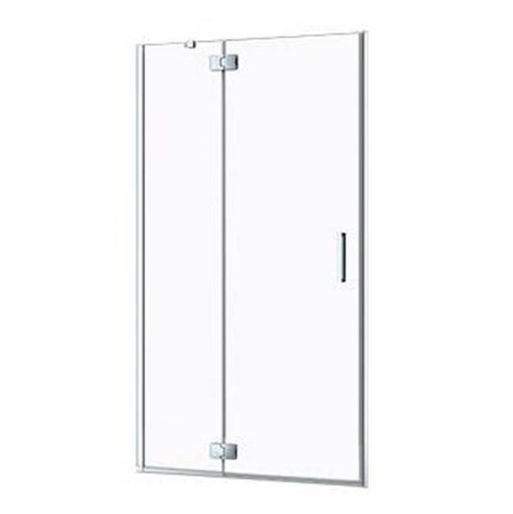 AZELIA 48 Pivoting Shower Door, Chrome/Clear AZELIA 48