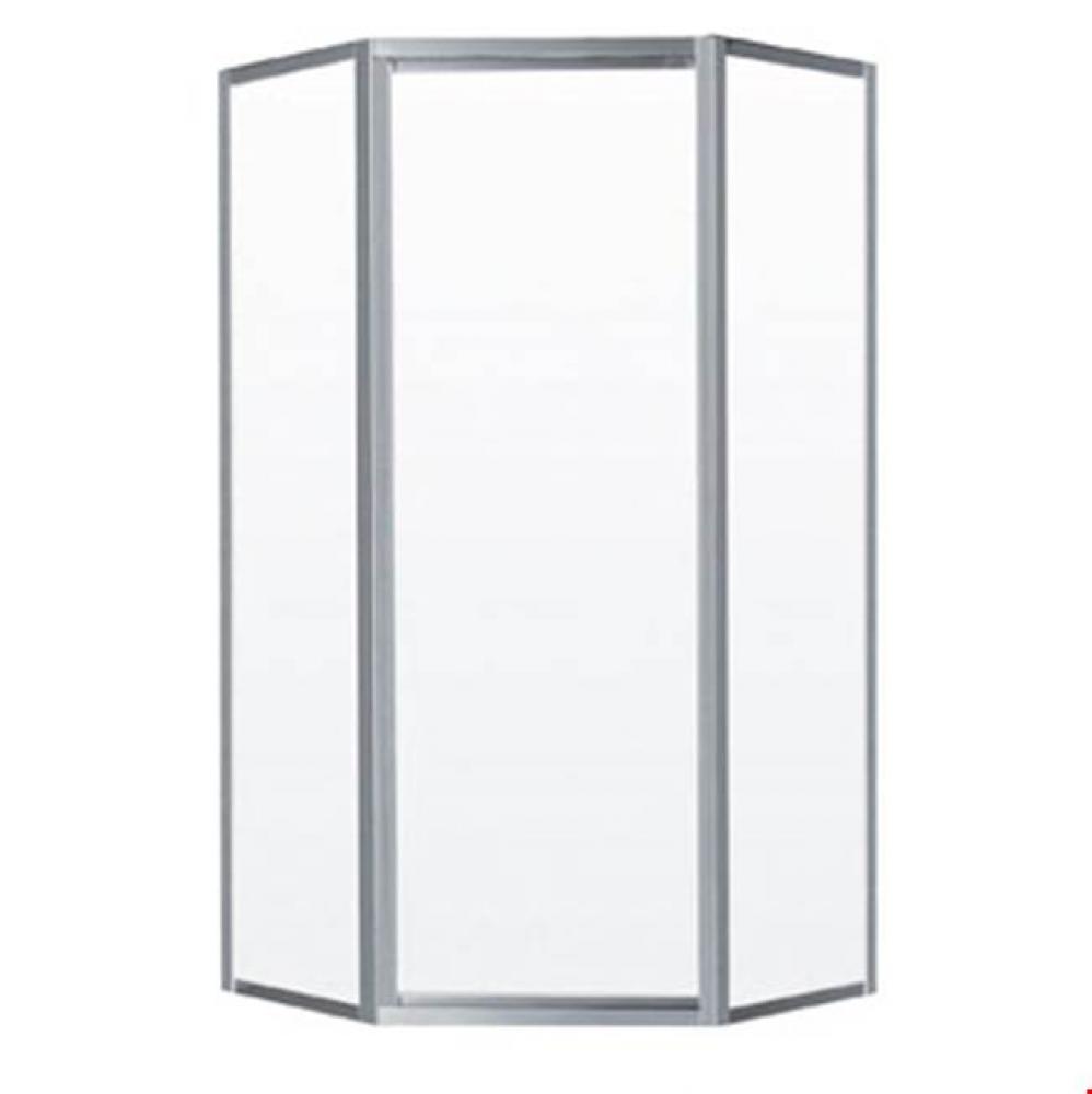 OVADA 38 Shower door, Pivot, Chrome/Clear OVADA 38