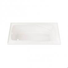 Neptune Entrepreneur Canada E15.16710.400030.10 - JUNA bathtub 30x60 with Tiling Flange, Right drain, Whirlpool, White JUNA3060 BD T