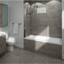 Neptune Entrepreneur Canada E10.20710.4000.10 - PIA bathtub 30x60 AFR with Tiling Flange, Right drain, White PIA3060 BD AFR