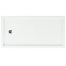 Neptune Entrepreneur Canada 21.16310.4582.10 - ZEN Leak-barrier shower base 30x60, Left Drain, with tiling flange 3 sides, 60'' Opening