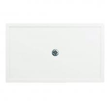 Neptune Entrepreneur Canada 21.16316.0087.10 - ZEN Leak-barrier shower base 36X60, Central Drain, with Left tiling flange 2 sides, 60''