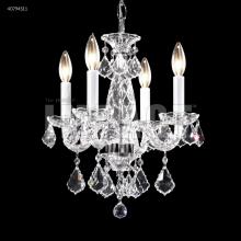 James R Moder 40794S11 - Palace Ice 4 Arm Chandelier