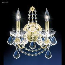 James R Moder 40902G11 - Regalia 2 Arm Wall Sconce
