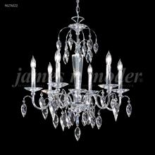 James R Moder 96276S22 - Sculptured Leaf 6 Arm Chandelier