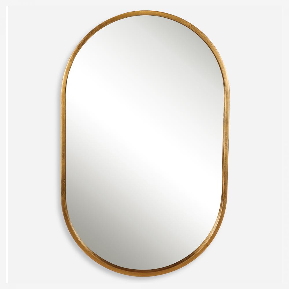 Uttermost Varina Minimalist Gold Oval Mirror