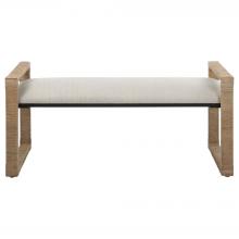 Uttermost 23760 - Uttermost Areca Coastal Rattan Bench
