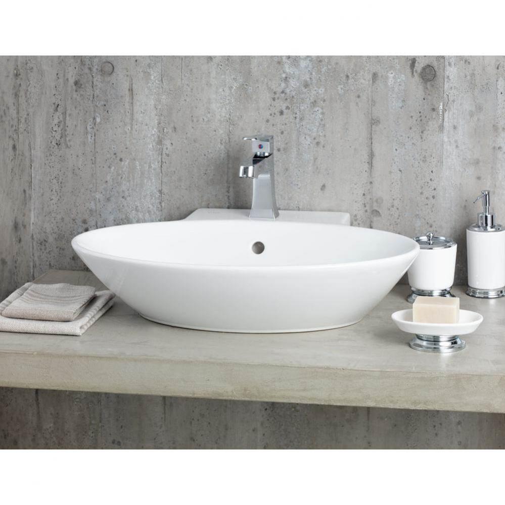 GEO Vessel Sink with Faucet Deck